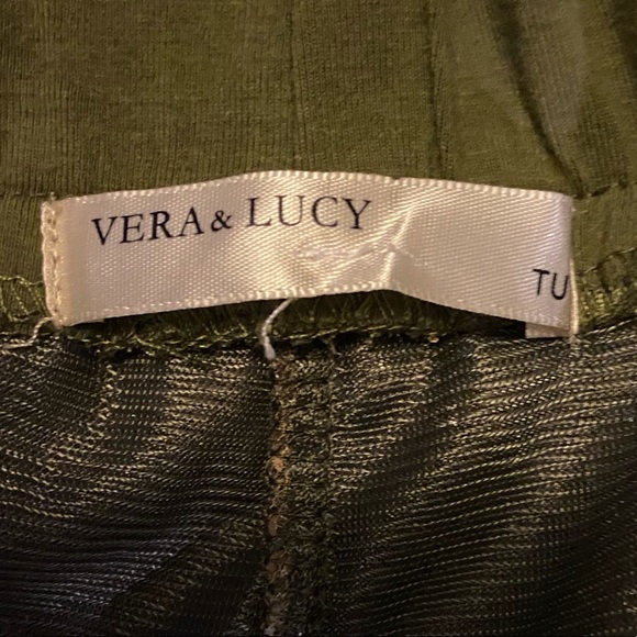 NWOT- Vera & Lucy sequined leggings. SZ/TU FROM EU - Picture 4 of 11